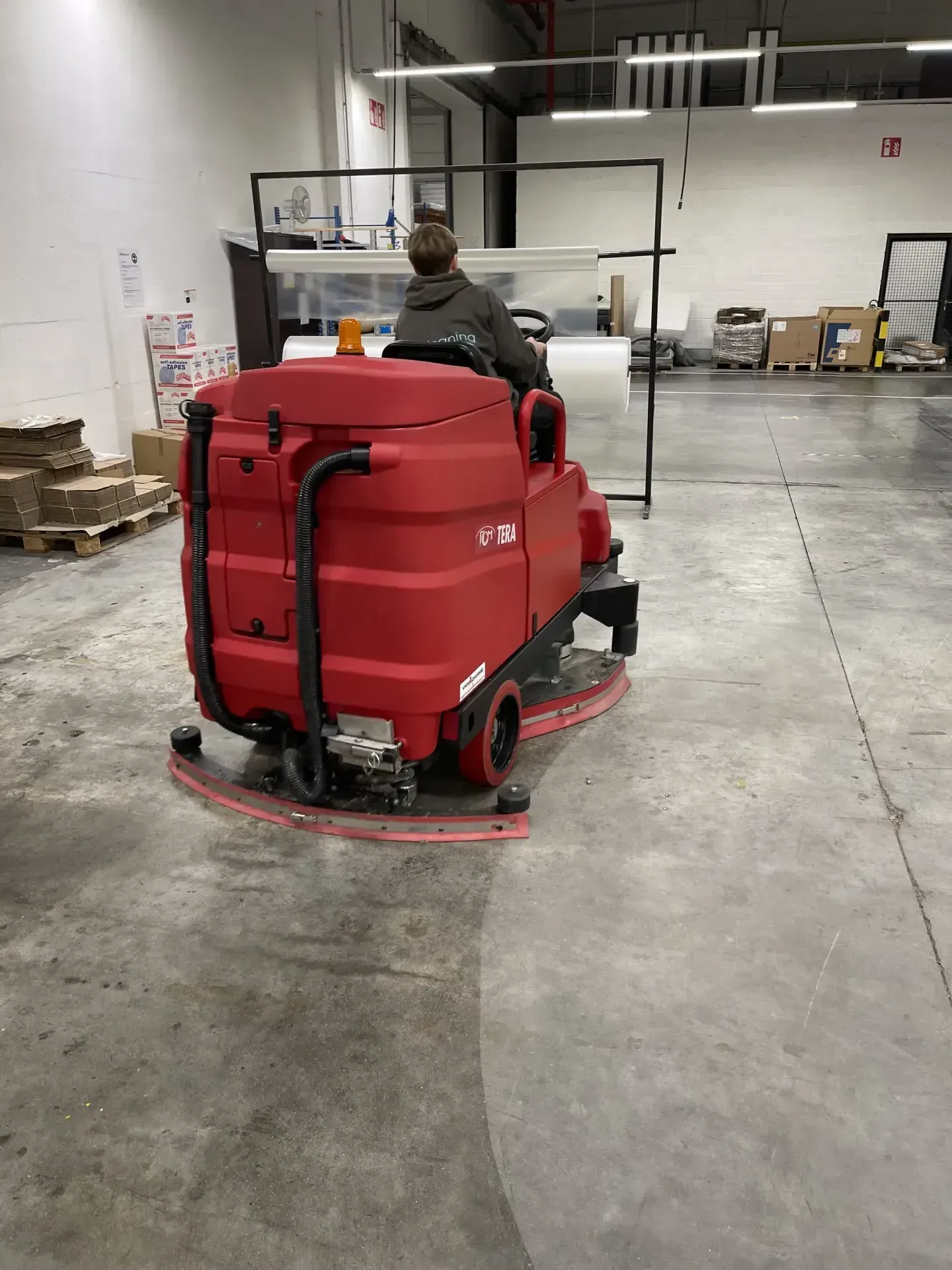 Industriële site reiniging