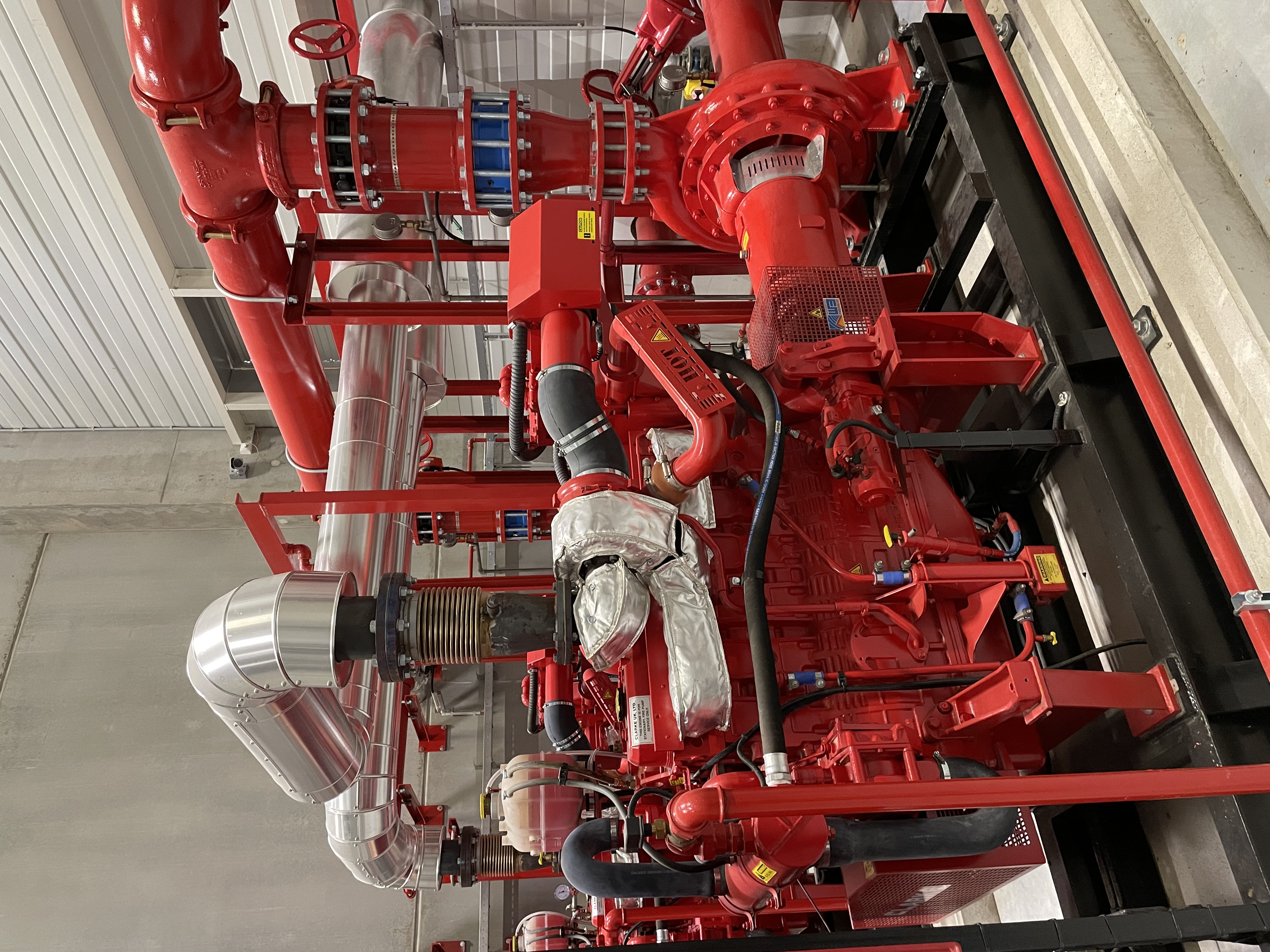 Industriële installatie reiniging